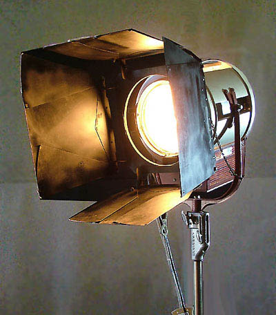 Pre-owned and LED Mole Richardson 5K Baby Senior Tungsten Fresnel Lights for Sale